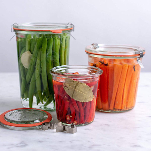Glas krukke til konserves 160ml 1 stk