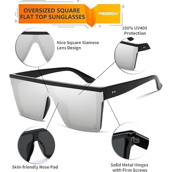 Sports Solbriller for Menn Kvinner Ungdom Baseball Solbriller UV403 Beskyttelse Menn Sykkelbriller C6 black frame orange film