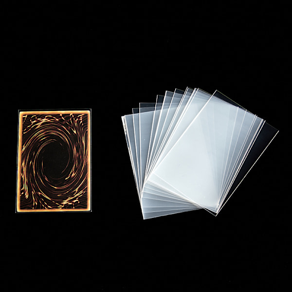 100 stk. Fotokortlommer, 66*91mm Transparent Lomme Idol Kort Beskyttende Lomme Trading Shield Lomme til kpop Album Fotos (Ikke Forseglbar)
