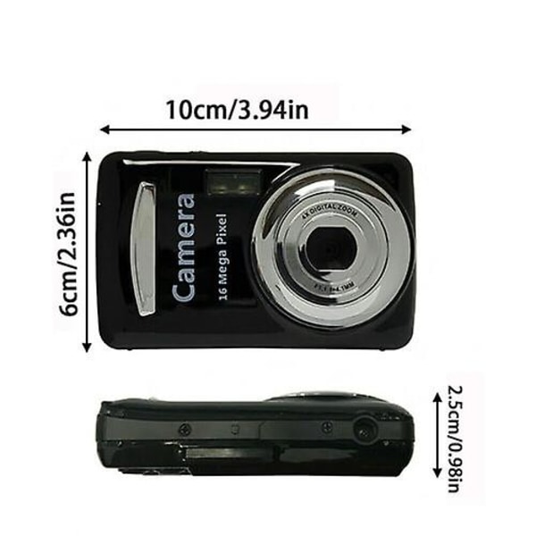 Digitalkamera-2,4'' Mini Compact-16MP HD TFT-videokamera -LCD-skärm