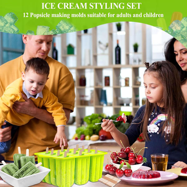 Silikone isform uden BPA, isform, silikone isform til is til tilberedning af ispinde og is
