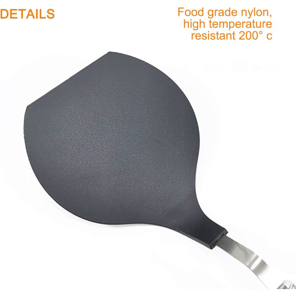 Komplett Pizzasett - Pizzaspade for ovn - Tilbehør og pizzastein - 16CM