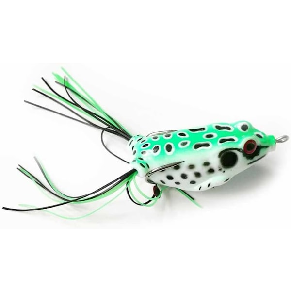 5 stk. Froskelokk Ray Frog Topwater Fiske Crankbait Lokker/Kunstig Mykt Agn 5,5 CM 12,5 G Mykt Tube Agn