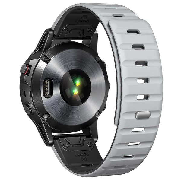 Type D Silikonerem til Garmin Fenix 8 51mm/Enduro 3/Enduro 2 26mm Quick Release Magnetisk Ur Style D