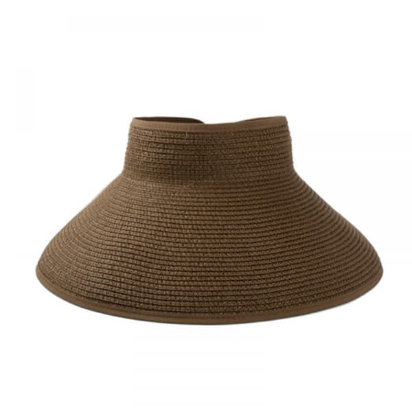 Dame solhat med bred skygge og UPF 50+ Coffee