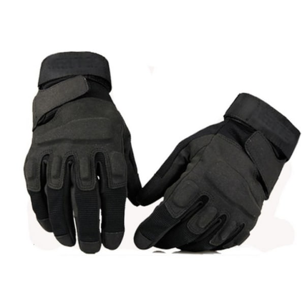 Helfingerhandskar Cykelhandskar Taktiska handskar Black XL