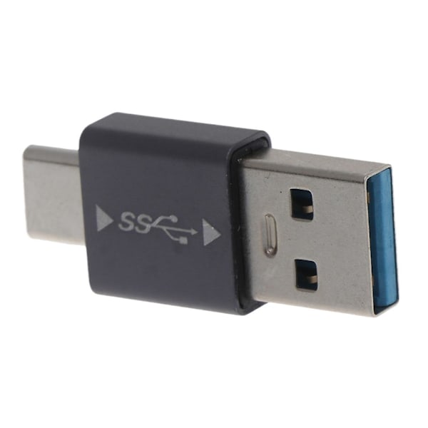 2 stk. USB3.0 Han til Type-C Han Adapter Understøtter Datasynkronisering og Opladning