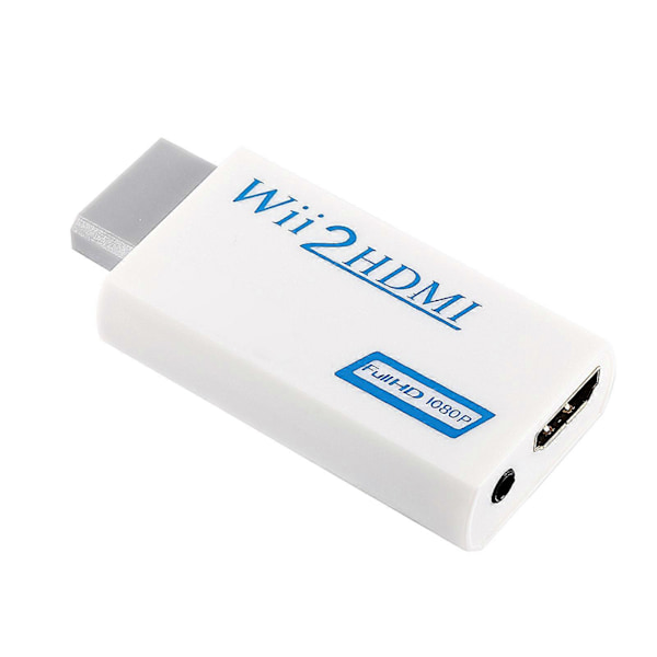 For Wii til HDMI 720P/1080P Opskalering Konverter Adapter 3.5mm Audio Video Output