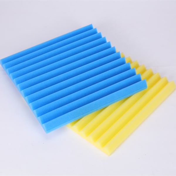 9-pak Sort 30 x 30 x 2,5 cm Lydabsorberende Paneler Studio Lydisolering Skumkiler Uden Lim