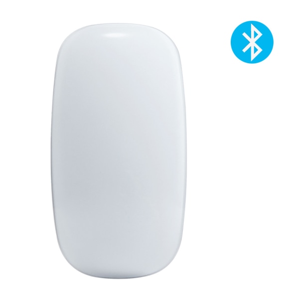 Bluetooth 5.0 Wireless Mouse Mute Multi-Arc Touch Mouse Slim Magic Mouse White
