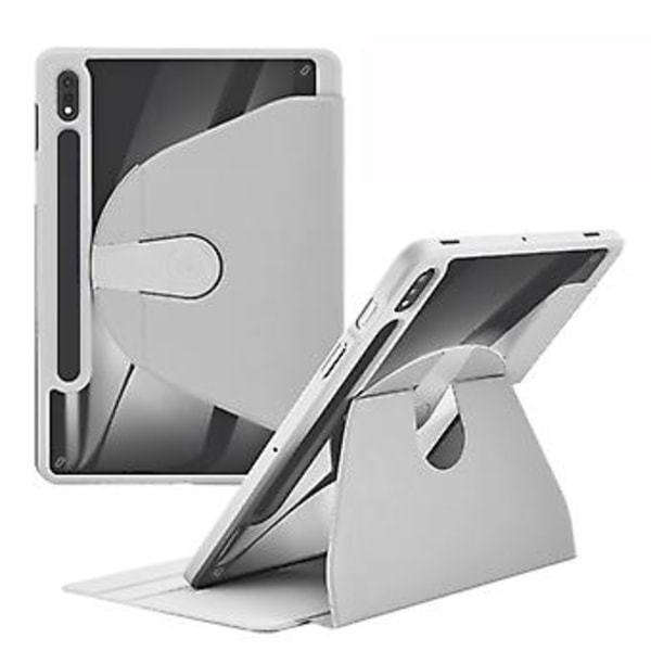 Nahkainen kotelo Samsung Galaxy Tab A7 10.4 2020:lle (Harmaa)