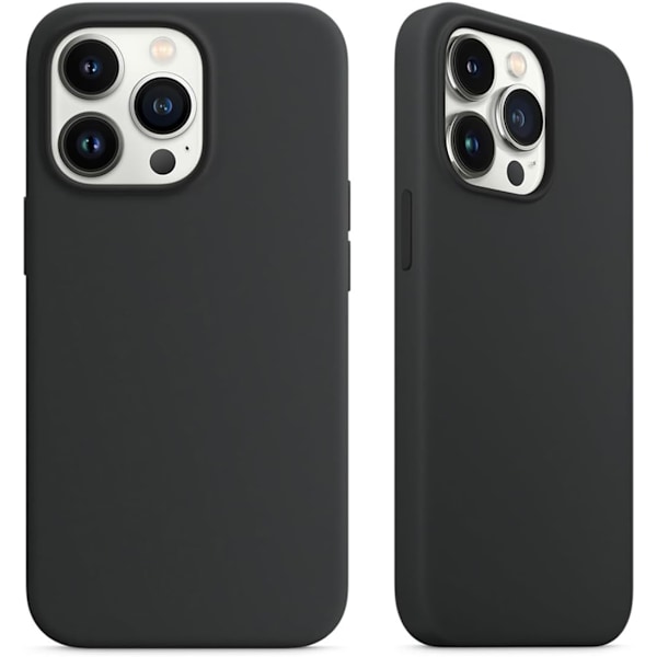 iPhone 13 Pro matt svart silikon deksel iPhone 13 pro max