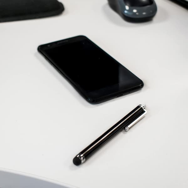2 stk. Sort Smart Phone Pen Stylus, Silikone Tip Penne til Touch Screen Enheder