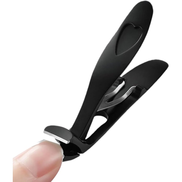 Nagelklippare för seniorer - Stora tånagelklippare, Anti-stänk nagelklippare, Nageltrimmer med bred öppning, Ergonomiskt vinklat huvud