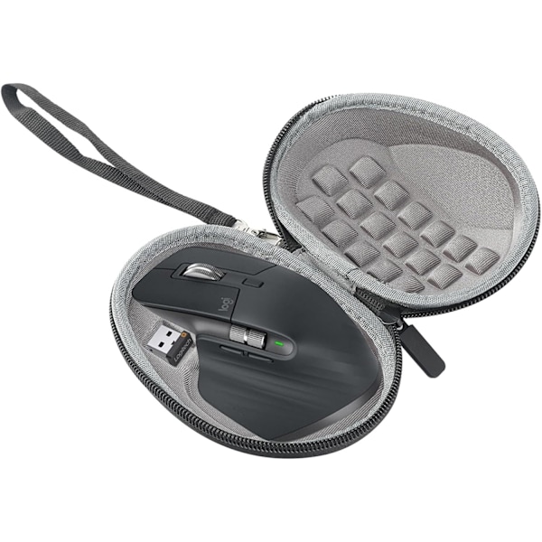 Kova suojakotelo matkakassi Logitech MX Master 3 langattomalle hiirelle, pölynkestävä ja iskunkestävä