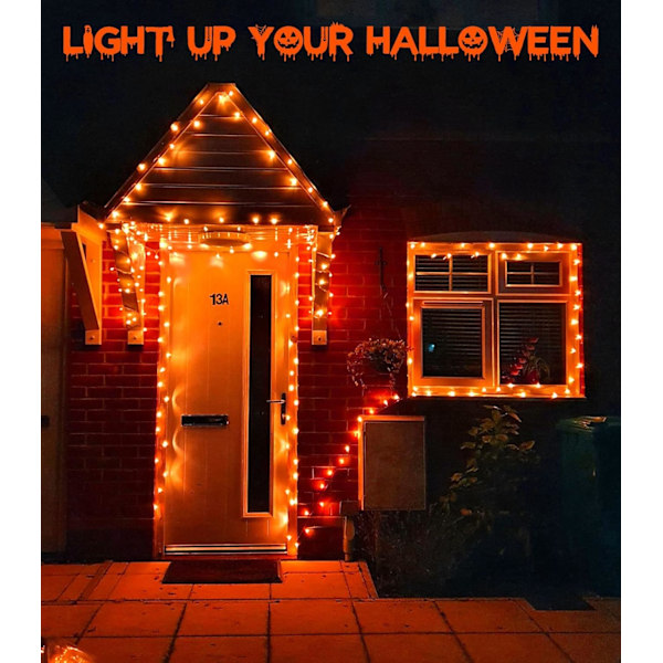LED Ljusslinga, 3M 30 LED Batteridriven LED Slinga Vattentät för Utomhus Trädgård Inomhus Bröllop Fest Jul (Orange)