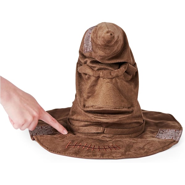 Trollkarlsvärlden Harry Potter, Talande Sorteringshatt med 15 Fraser för Lek, Barnleksaker för Ålder 5+  Sorting Hat
