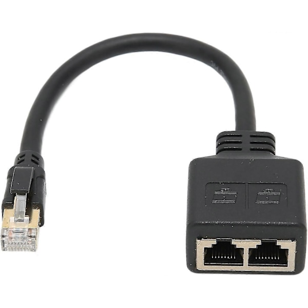 Rj45 Ethernet -sovitinkaapeli 1–2 portin jakaja Erinomainen yhteys Nopea DSL-kaapelimodeemi Ethernet-portit ilman reititintä Kullattu ydin Kestävä
