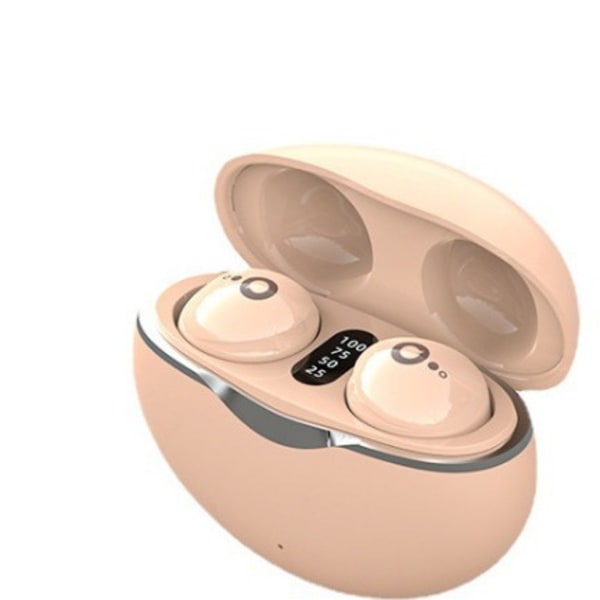 Nya Mini Bluetooth-hörlurar 5.3 Osynliga Öronproppar Trådlösa Hörlurar Tws Brusreducering Sov I Öron Hörlurar För Musik black