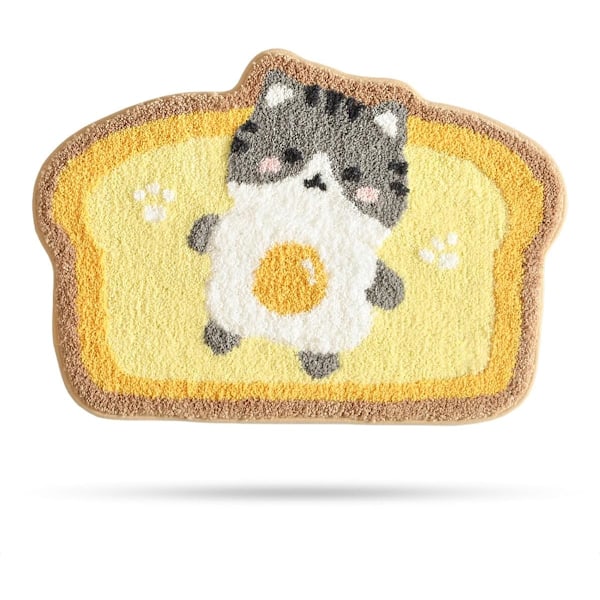 Pehmeät ja imukykyiset mikrokuitu kylpymatot, konepesu, pehmeät suihkumattoja kylpyhuoneen lattialle, ammeelle ja suihkulle cat