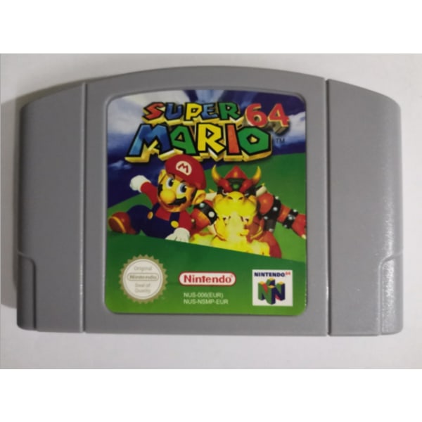 N64 spelkort EUR Version/PAL Mario Kart, smash bros, Mario party C
