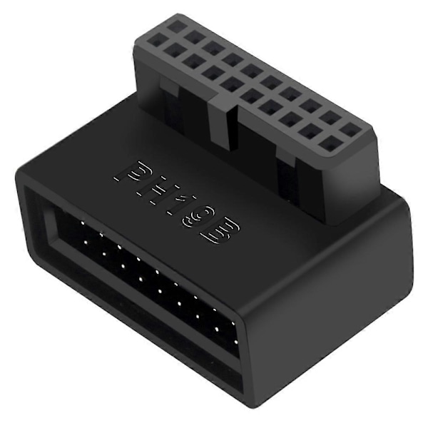PH19B USB 3.0 Intern Header USB3.0 19/20P Sockel 90 Graders Adapter Konverter för Dator Moderkort