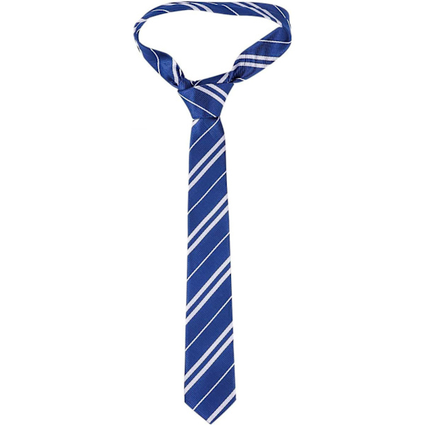Cosplay Trollkarlslips för Tematfest Halloween Jul Födelsedag Klä Upp Fest Magisk Kostymtillbehör, Unisex Cosplay Randig Slips blue