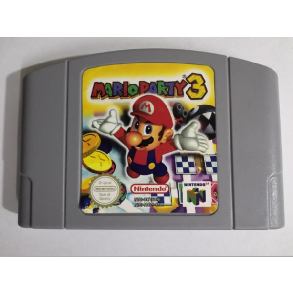 N64 spelkort EUR Version/PAL Mario Kart, smash bros, Mario party F