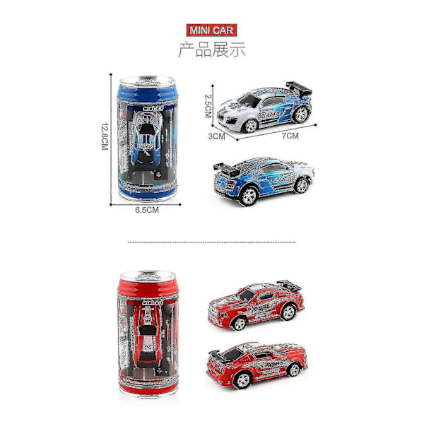 Mini-purkit Kaukosäädöllä Ohjattava Auto Nopea Drift-auto Langaton Kaukosäädin Leikkiauto