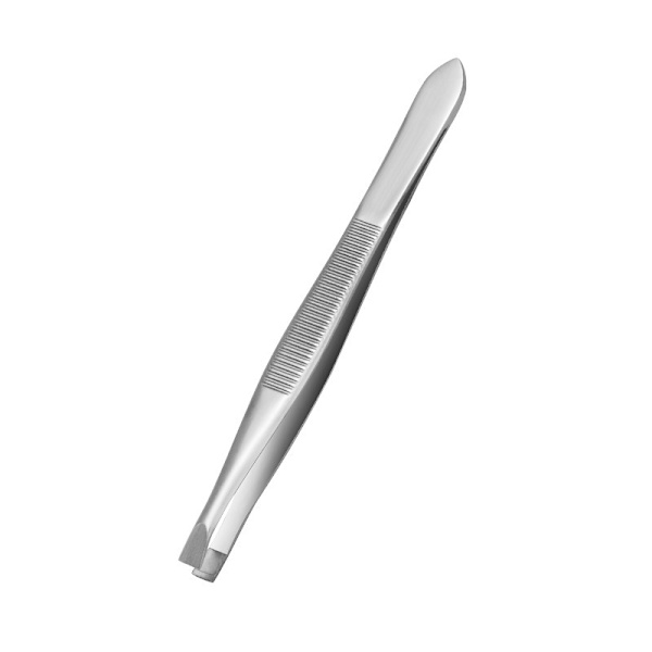(3-pack) Snedställda pincetter - Precision rostfritt stål snedställda pincetter hårplockare för hår och ögonbryn personlig vård (Silver Tone)