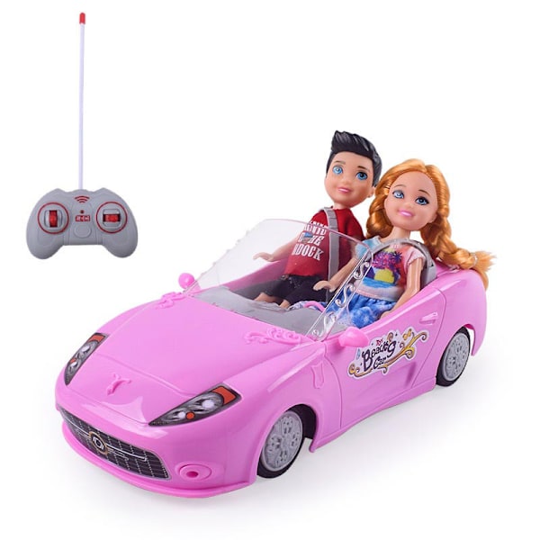 Barbie Motors-mattel Dream Car Cabrio Glamour - Fjernstyrt for barn, toseter, realistisk, rosa