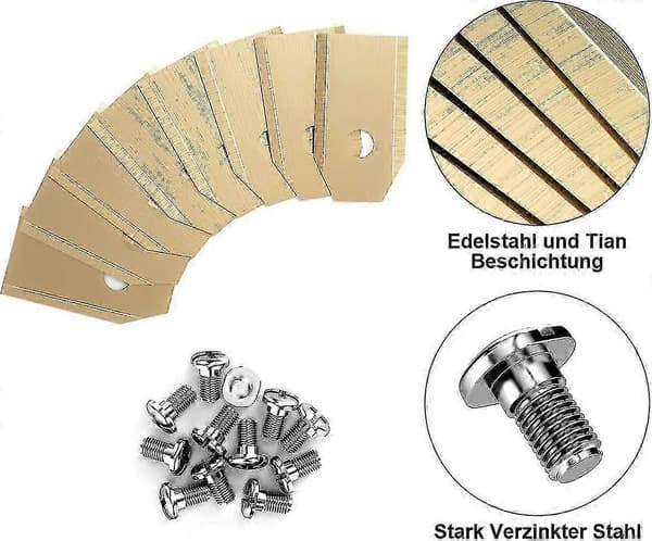 Titanium Erstatningsblad For Gressklipper, 30 Paknings Gressklipperblad, Gressklippere Beste Gave