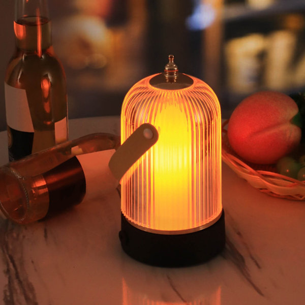 Bærbar Fuglebur Lampe - Berøringskontrol, Trådløs Batteridrevet Lampe Med LED Pære, Bordlamper Til Soveværelse, Dekorativ Sengelampe