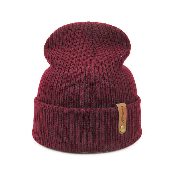 Strikket Lue Høst/Vinter 1 stk red