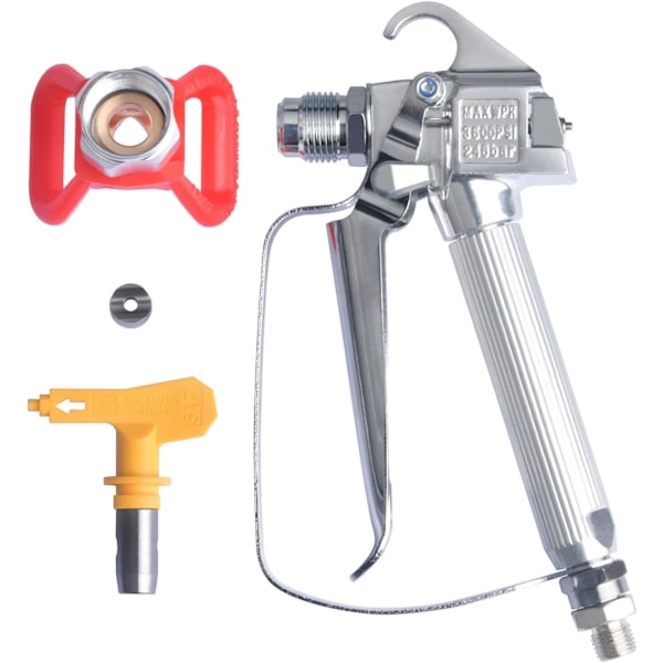 Airless färgspruta Högtryck 3600 PSI med 517 munstycksspets, Airless slangsprutor