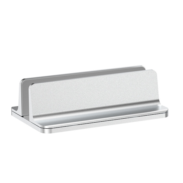 Vertikal Laptop Stand - Justerbar Skrivebordsholder (sort)