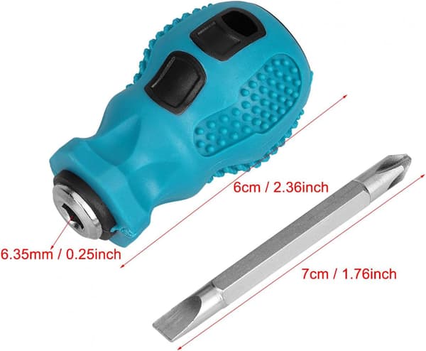 Mini Phillips fladskruetrækker i rustfrit stål 02