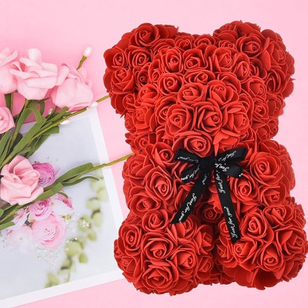 10" Rose Bear - Varje Rose Bear kommer med en Rose Teddy Bear