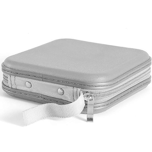 35 Kapacitet CD Etui, Hård Plast DVD Etui Bærbar Lynlås CD Etui Holder Stor Opbevarings Disc Wallet Taske til Bil Hjem Rejse