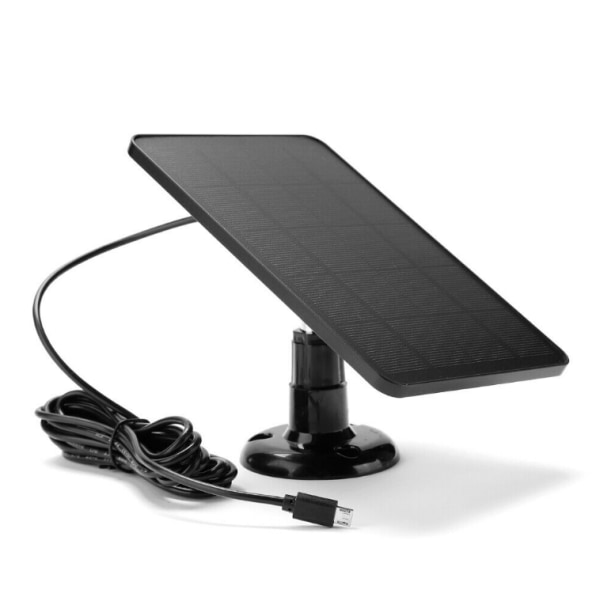 Solpanel batteriladdare för Ring Spot/Stand Camera,10W Black