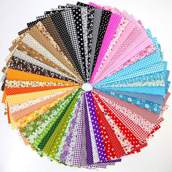 Tyg Patchwork Craft Bomullsmaterial Paket