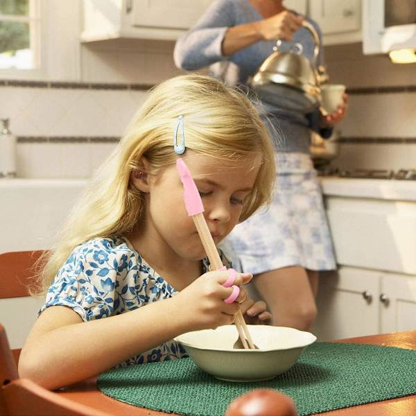 Lasten syömäpuikot Kirahvi & Elefantti Lasten Harjoitus Syömäpuikot Oppimisapu Harjoitus Syömäpuikot Taapero Syömäpuikot Lapsille Aloittelijoille - 2 Paria