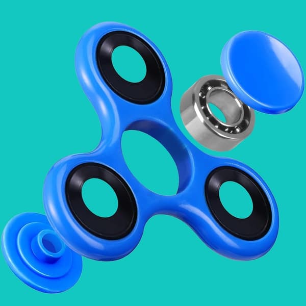 10-pack coola Fidget Spinner i bulk, hand-Fidget Spinner-leksaker för barn och vuxna, sensoriska stresslindrande skrivbordsleksaker, presentset 7,5*7,5*1,3 cm