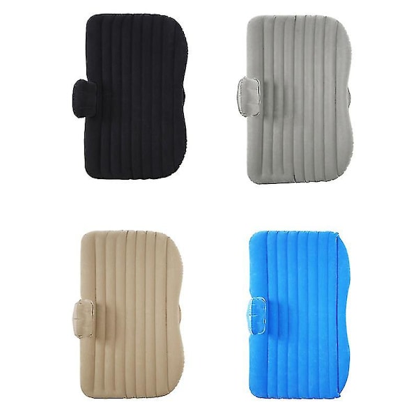 Bilsäng Resebädd Bil Luft Uppblåsbar Madrass Camping Soffa Baksäte Vilostol Kudde Viloläge Sovkudde Med Handpump Universal Blue