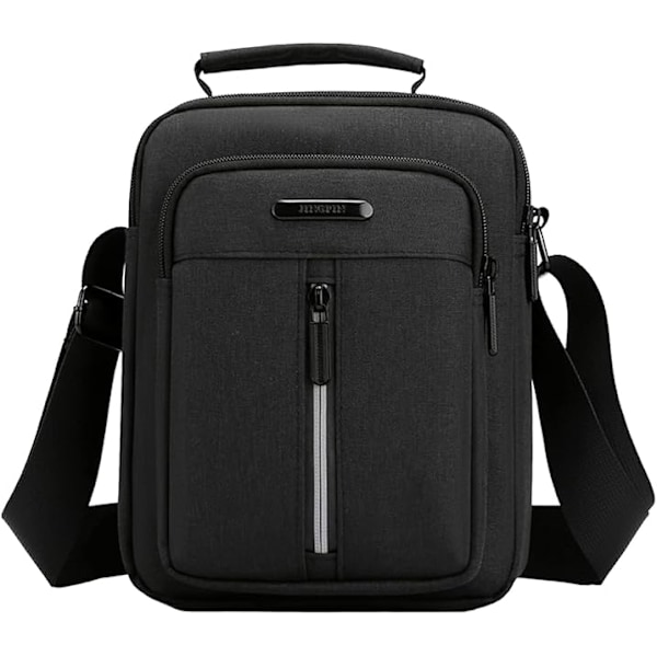 Menn's Vesker Menn's Skulderveske Menn's Reisevesker Liten Canvas Messenger Bag black