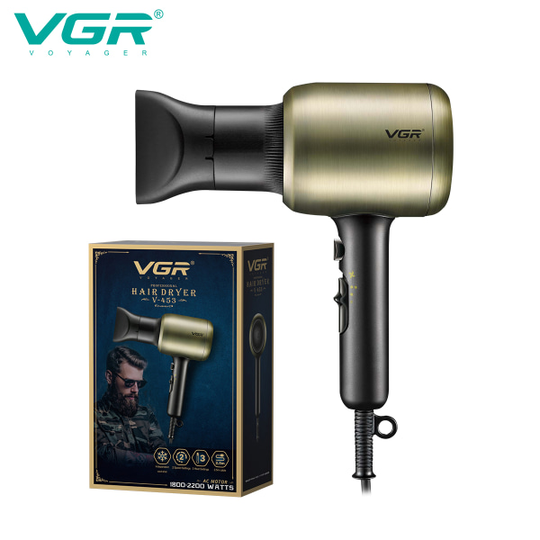 VGR-453 Professionell Chaison-hårtork, varm- och kalljustering