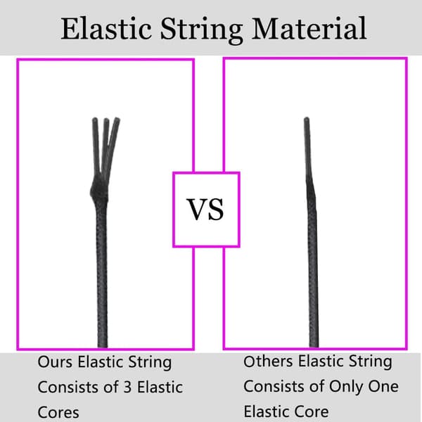 Elastisk tråd til armbånd, 1 mm x 100 meter, robust strækbar elastiksnor til smykkefremstilling, halskæder, perlearbejde - Svar Black