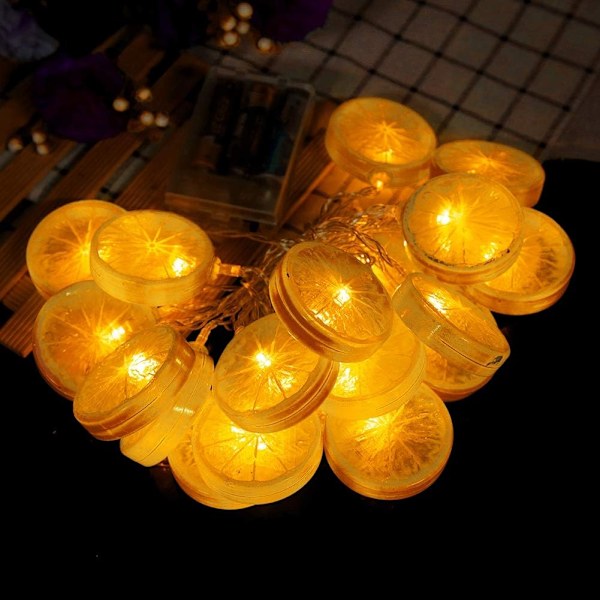Stränglampor, 1,5 m Twinkle Lights String Lighting inomhus julgransdekorationer fönsterjulbelysning (10 LED, orange)