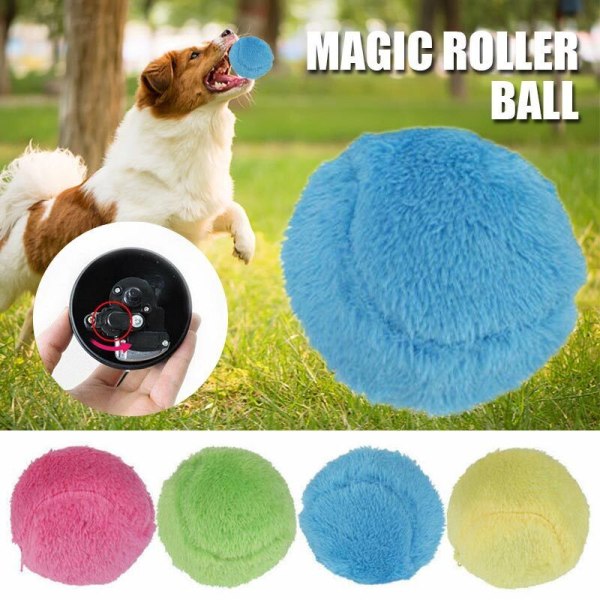Magisk bollleksak Automatisk hund- och kattaktivitetsboll elektrisk leksak
