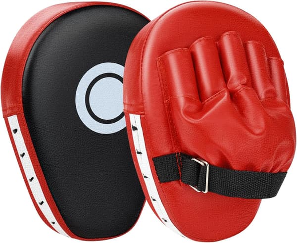 Böjda boxningsdynor, koncentrationsslagdynor, träningshandmåldynor, handskar, träningskoncentrationsdynor för kickboxning